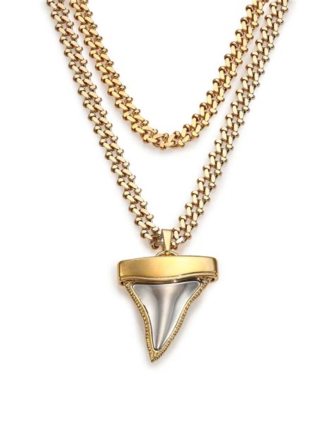 givenchy shark tooth necklace sale|Givenchy shark necklace silver.